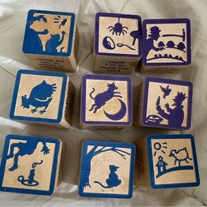 Uncle Goose - Nursery Rhyme Blocks - 9 blocks